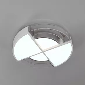 Накладной светильник Eurosvet Target 90181/1 белый/серебро