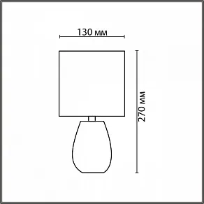 Настольная лампа декоративная Lumion ASELA 8161/1T
