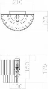 Накладной светильник Favourite Massae 3053-1W