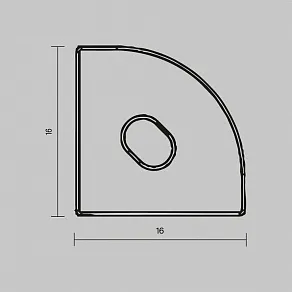 Заглушка для профиля Maytoni  642029
