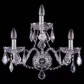 Бра Bohemia Ivele Crystal 1400 1402B/2+1/195/Ni/Leafs