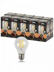 Лампа светодиодная Эра F-LED E27 9Вт 2700K F-LED A60-9W-827-E27