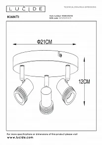 Спот Lucide Kianti 53901/13/30