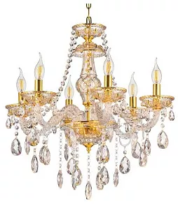 Подвесная люстра LUMINA DECO Eliza LDP 7025-6 GD