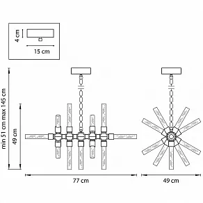 Подвесная люстра Lightstar Condetta 740114