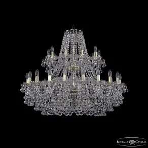 Подвесная люстра Bohemia Ivele Crystal 1409 1409/20+10/360/2d G