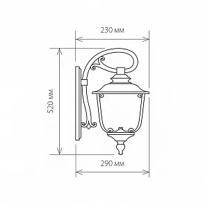 Светильник на штанге Elektrostandard Sculptor a031900