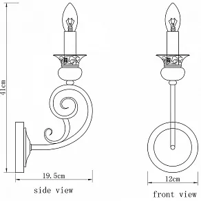 Бра Divinare Gotico 8852/22 AP-1