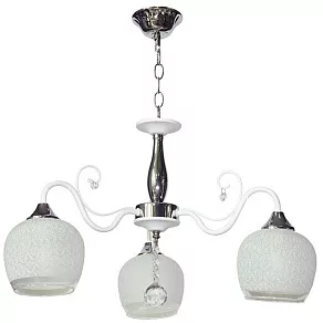 Подвесная люстра Imex MD.0655 MD.0655-3-P CH+WH