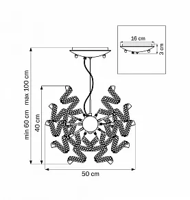 Подвесная люстра Lightstar Spider 742194