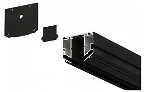 Заглушка для трека Luminotti SLIMLINE L.297.1.BK