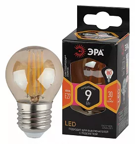 Лампа светодиодная Эра F-LED E27 9Вт 2700K Б0047025