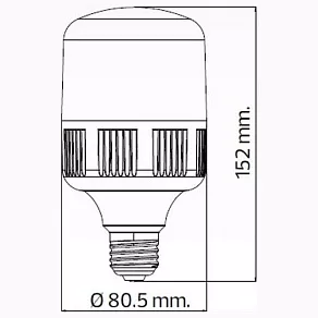Лампа светодиодная Horoz Electric 001-016-0020 E27 20Вт 6400K HRZ00000004