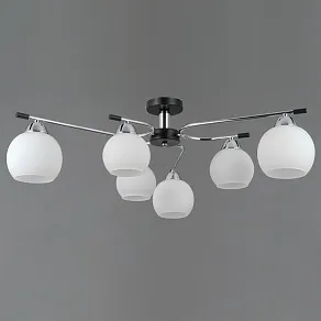 Потолочная люстра ILLUMICO LIBRA IL0638-6CSQ-24 CR BK LIBRA