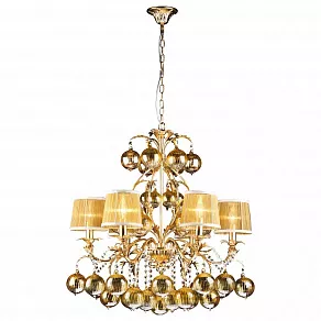 Подвесная люстра Arte Lamp Monarch A1199LM-6GO