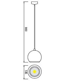 Подвесной светильник Horoz Electric  HRZ00000792