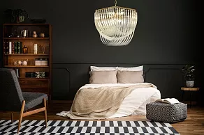 Подвесная люстра LUMINA DECO Weddini LDP 6001-600 GD+CL