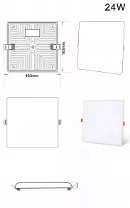 Встраиваемый светильник Zortes CLOUD ZRS.57794.24