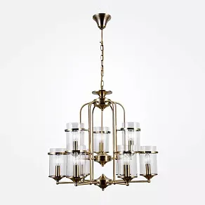 Подвесная люстра Eurosvet Consul 60040/9 античная бронза