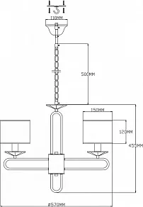 Подвесная люстра Moderli Celestia V2631-5P