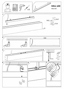 Подвесной светильник Nowodvorski Hall LED 9466