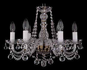Подвесная люстра Bohemia Ivele Crystal 1402 1402/6/160/Pa/Balls