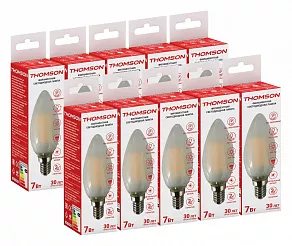 Лампа светодиодная Thomson Filament Candle E14 7Вт 4500K TH-B2136