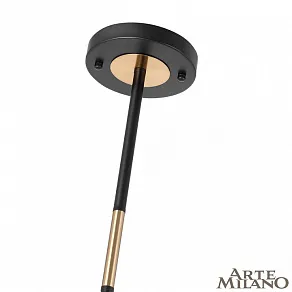 Люстра на штанге Arte Milano Neapolis-76708 276708/8 BK/GD