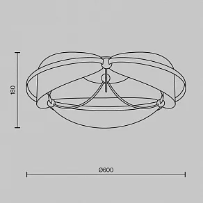 Потолочная люстра Maytoni Breeze MOD281CL-L45BS3K