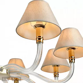 Подвесная люстра iLamp Amber YT2043-8 GD+Cear