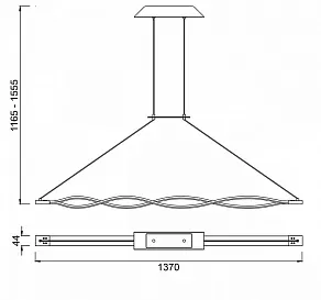 Подвесной светильник Mantra Sahara 5815
