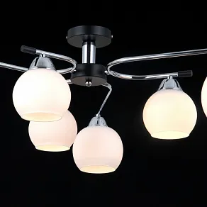 Потолочная люстра ILLUMICO LIBRA IL0638-6CSQ-24 CR BK LIBRA