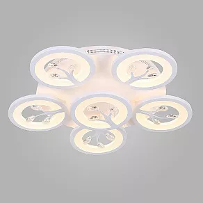 Потолочная люстра Eurosvet Albero 90142/6 белый 100W