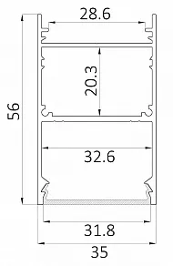 Накладной светильник 6063 LINE 3556 0412632