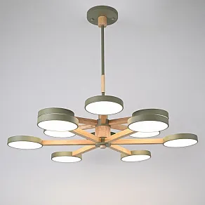 Люстра на штанге Imperiumloft TURNA Khaki TURNA-DBL01