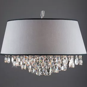 Подвесной светильник Eurosvet Opera 10092/5 хром/прозрачный хрусталь Strotskis