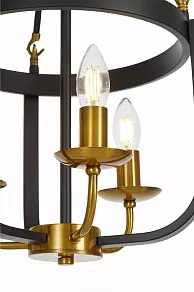 Подвесная люстра LUMINA DECO Berling LDP 8024-3 BK+MD