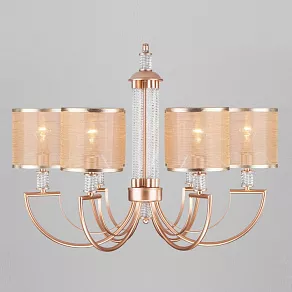 Подвесная люстра Eurosvet Licata 60099/6 перламутровое золото