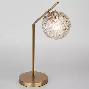 Настольная лампа декоративная Eurosvet Shape 01213/1 латунь