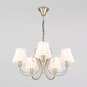 Подвесная люстра Eurosvet 60061 60061/5 античная бронза