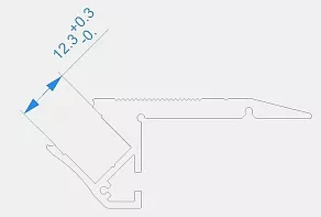 Профиль накладной Deko-Light AL-01-10 970504