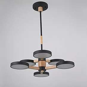 Люстра на штанге Imperiumloft TURNA Black TURNA-DBL01