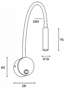 Бра Hesby Lighting Edge HSBL_0208