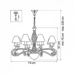 Подвесная люстра Lightstar Esedra 782086