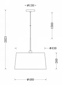 Подвесной светильник Freya Sandy FR5118PL-01BS