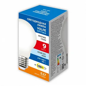 Лампа светодиодная Volpe  E27 9Вт 4000K UL-00008301