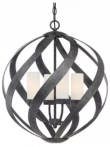 Подвесной светильник Quoizel Blacksmith QN-BLACKSMITH-4P-OBK