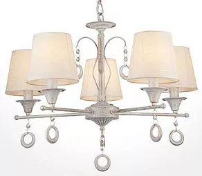 Подвесная люстра Eurosvet 60028 60028/5 белый с золотом