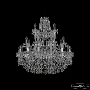 Подвесная люстра Bohemia Ivele Crystal 1410 1410/16+8+4/300/3d Ni V0300