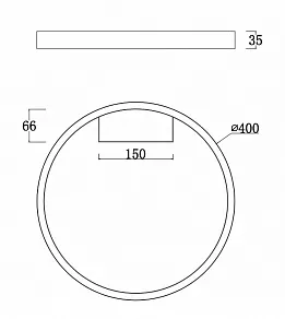 Накладной светильник Maytoni Rim MOD058CL-L25W4K